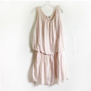 Nina Kendosa Paris dress blush pink blouson sleeveless balletcore silk thread